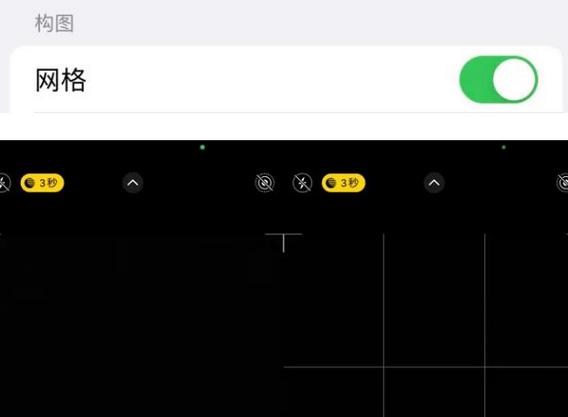 顺昌苹果手机维修网点分享iPhone如何开启九宫格构图功能