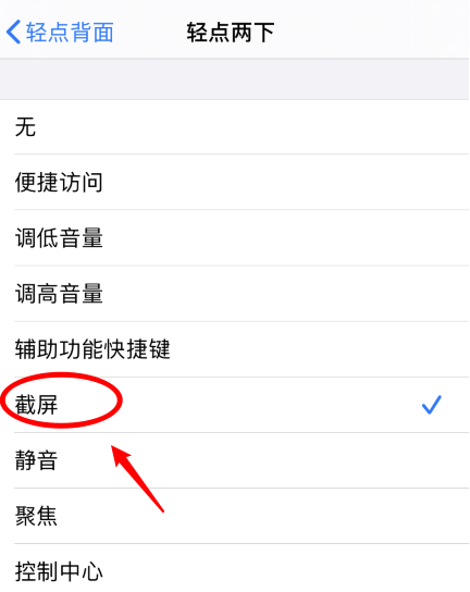 顺昌苹果手机维修分享iPhone12如何启用双击截屏 
